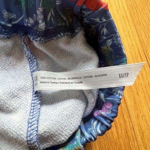 Intimately Free People Size XS Blue Floral A Go-Go Flouncy Summer Swing Shorts - Picture 9 of 10